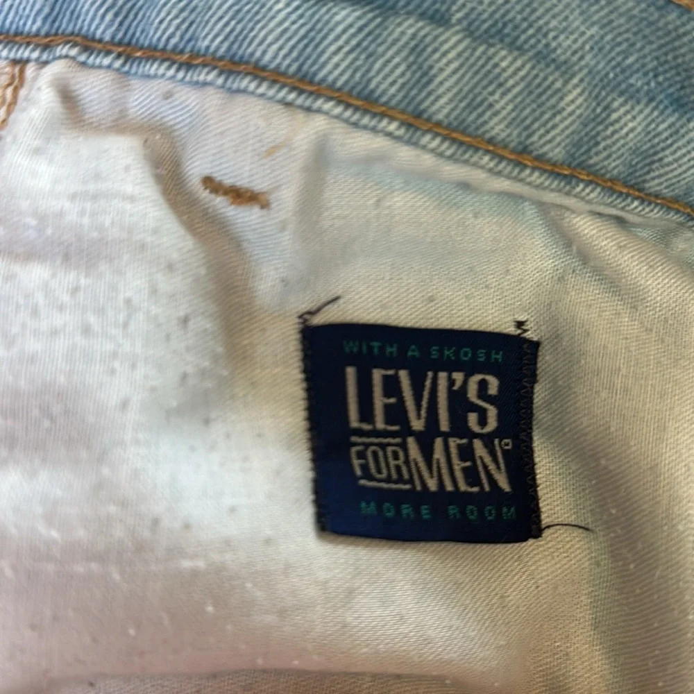 VINTAGE Levis 769 Skosh Jeans 36x30 Light Blue Denim For Men‎